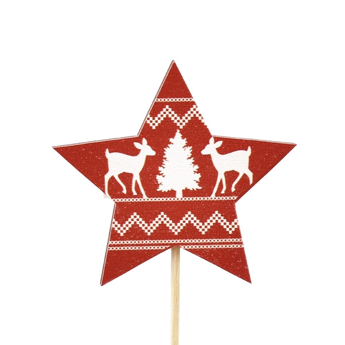<h4>Christmas sticks 20cm Deco star 7cm</h4>