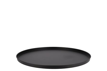 <h4>Coaster Black Tray Metal 25x25x2cm Nm</h4>