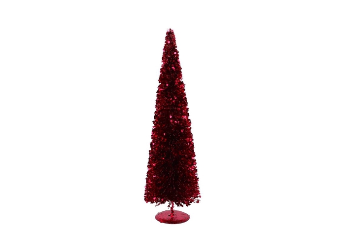Sparkle Sequins Fuchsia Tree 17x50cm Nm