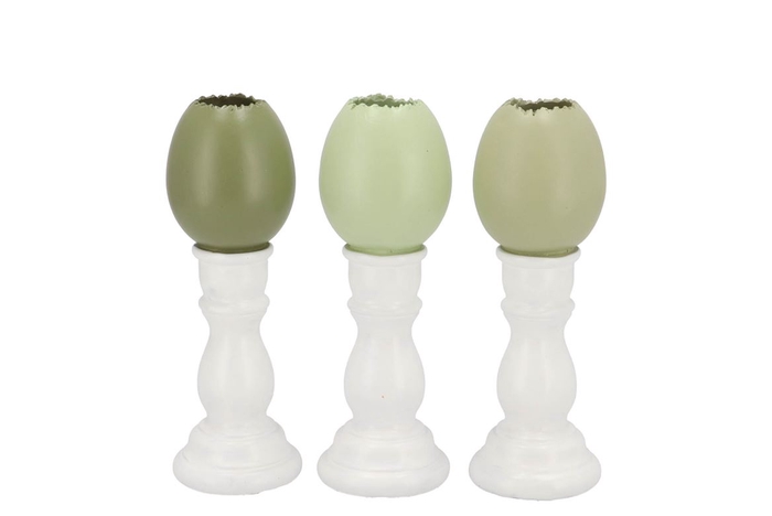 <h4>Easter Egg Trophy Summer Green Mix Vase Ass 6x6x16cm</h4>