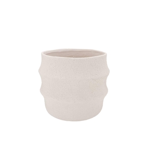 Cascais White Pot 17x17x15cm