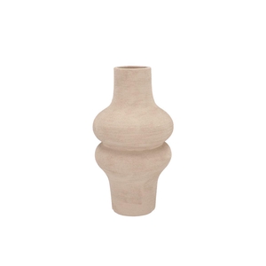 Lisboa Sand Vase Bulb High 18x18x34cm Nm