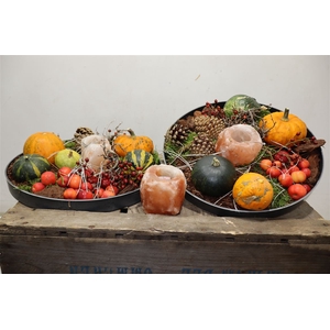Arr Sierfruit In Zinken Schaal + Seasalt Potje