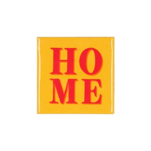 Tile Home Yellow 10x10x1cm Nm