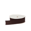 Ribbon Textile (nr.76) Dark Brown 25mm A 20 Meter