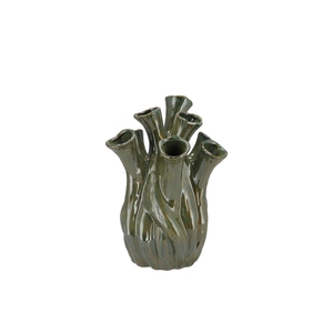 Milou Majestic Green Vase Aglio Organic 18x18x20cm