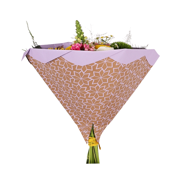 <h4>Hoes 35x35cm Foldio 50gr Recycled kraft Bluma lila 250/ds</h4>