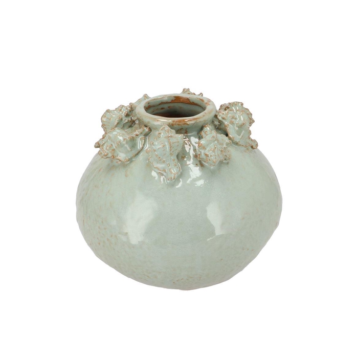 <h4>Shella Light Green Vase 25x25x20cm</h4>