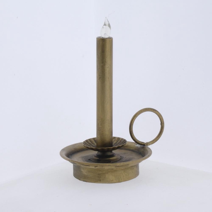 <h4>Candleholder LED  Ø12,5x21cm G</h4>