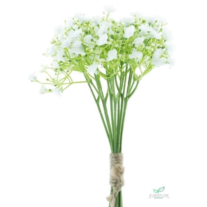 <h4>SILK FLOWERS - GYPSO BUNDLE WHITE 30CM</h4>