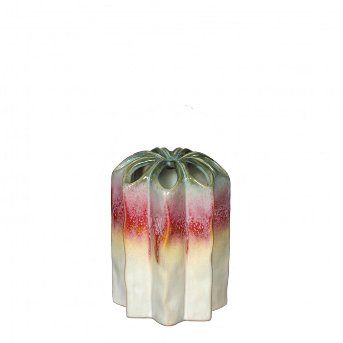 <h4>Keramiek Exclusief Rainbow vaas d10.5*15cm</h4>