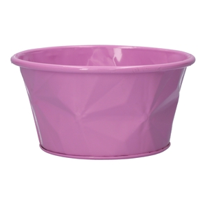 DF04-666773900 - Planter Zinna d15.5xh8 lavender