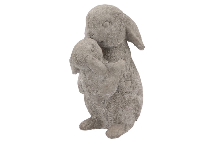 <h4>Easter Rabbit Stone Hugging 17x12x25cm</h4>