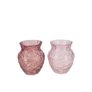 Lily Old Pink Mix Vase Ass 16x19cm