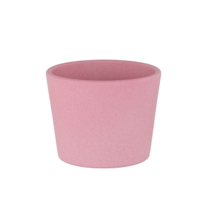 Ceramic Pink Rose Pot 11cm
