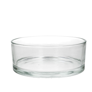 Glas Schaal d19*8cm
