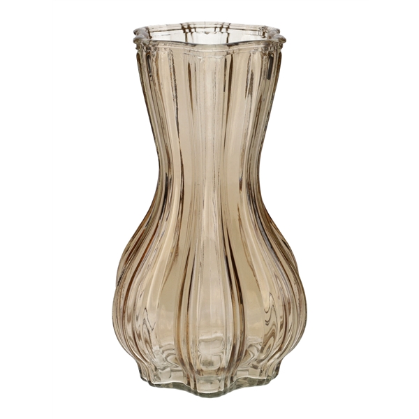 <h4>Vase Miley d9.2\\12.2xh20.5 taupe</h4>