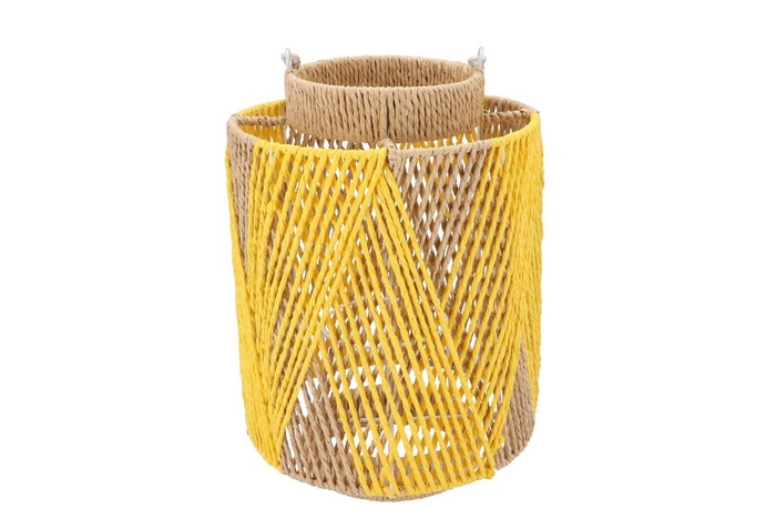 <h4>Gaby Yellow Lantern 25x36cm</h4>