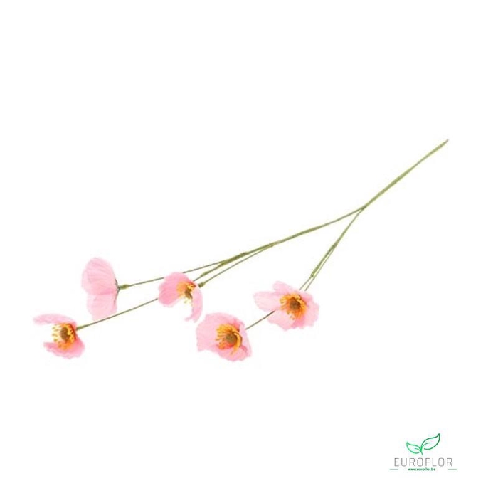 <h4>SILK FLOWERS - POPPY L61 PINK</h4>
