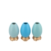 Easter Eggcited Vase Blue Ass P/1 5x5x10cm Nm