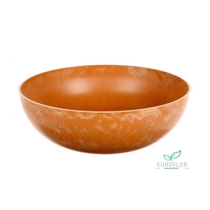 MELAMINE BOWL TERRACOTTA ROUND H9 D25