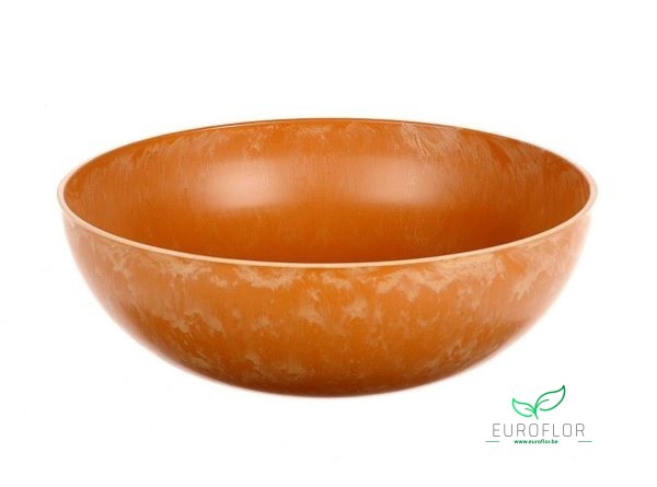 MELAMINE BOWL TERRACOTTA ROUND H9 D25
