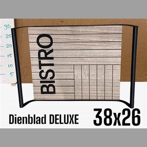 Plate De Luxe 38x26 Metal / Wood