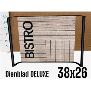 Plate De Luxe 38x26 Metal / Wood