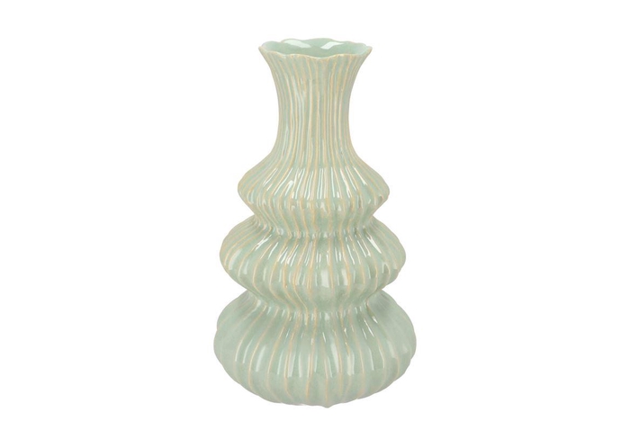 <h4>Mirre Pistache Bubbles Vase 19x19x32cm</h4>