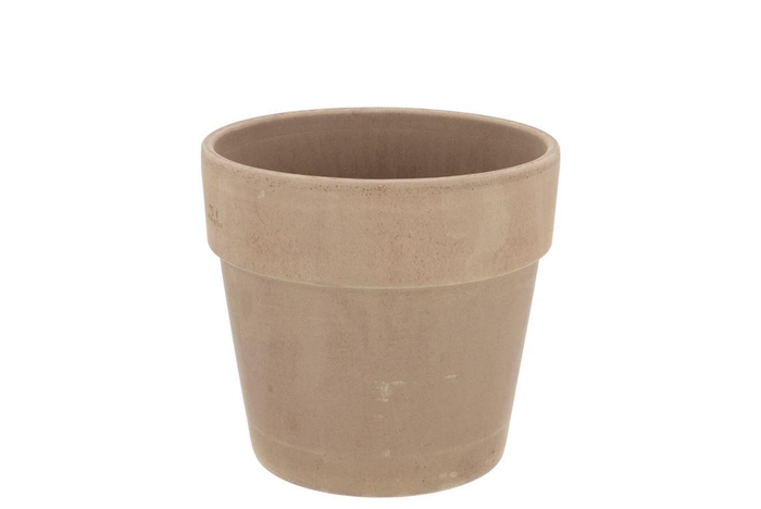 Terracotta Choco Cilinder Pot 15x15cm