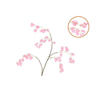 Silk Bellflower Pink 88cm