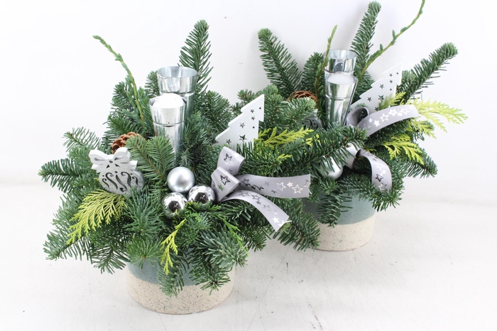 <h4>arr5 Kerst PL - Ker. pot x3 zilver 2wax</h4>