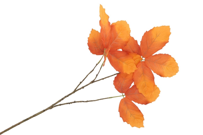 <h4>Silk Leaf Chestnut Orange 79cm</h4>