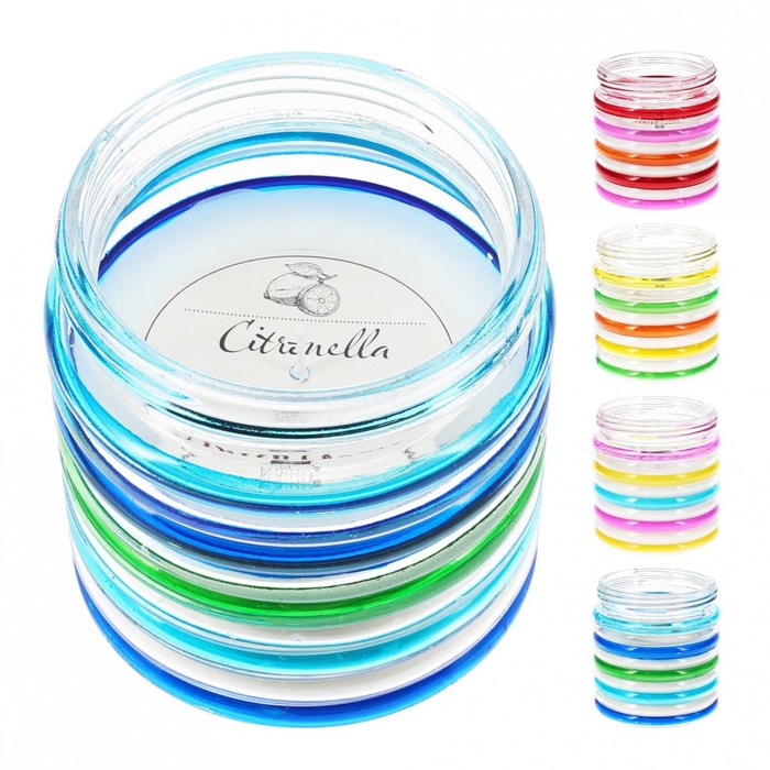 <h4>Outdoor Candle glass citronella d11*12cm</h4>