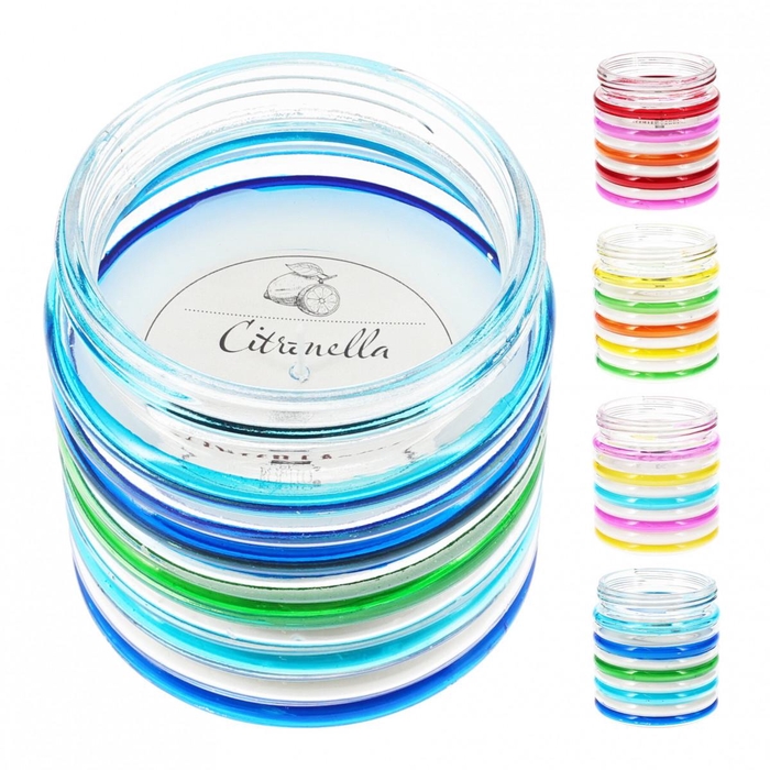 Kaars glas citronella d11*12cm
