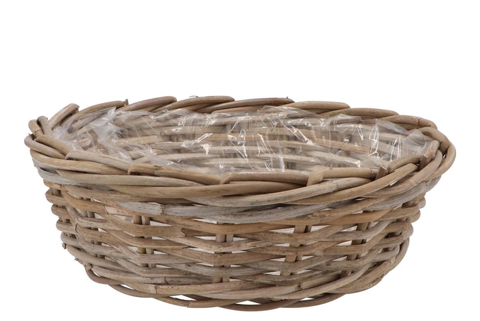 <h4>Rattan Ivy Basket Low 35x13cm</h4>