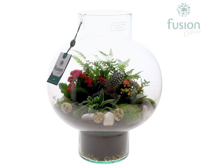 <h4>Green Bottle Laura Large met Pasen arrangement</h4>