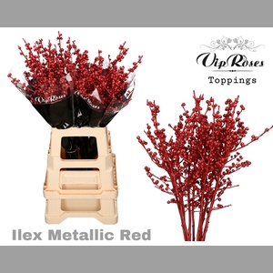 ILEX METALLIC RED 80 cm