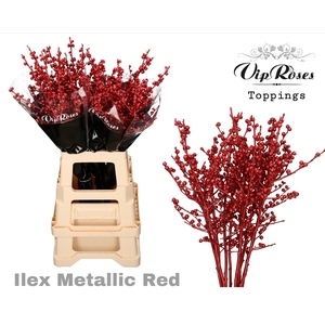 ILEX METALLIC RED 80 cm