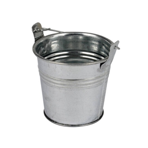Bucket Sevilla zinc 6.3xH5.7cm - ES5.5 natural