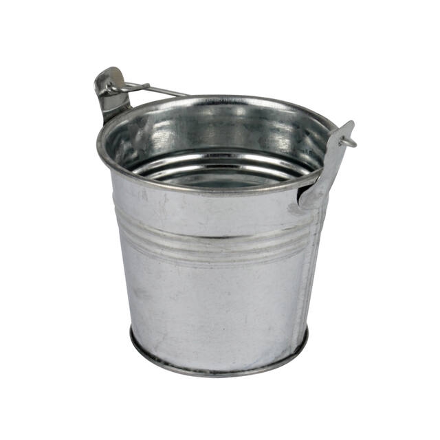 <h4>Bucket Sevilla zinc 6.3xH5.7cm - ES5.5 natural</h4>
