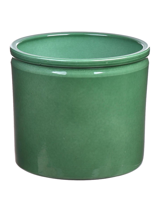 DF03-883748147 - Pot Lucca d14xh12.5 opal green glazed