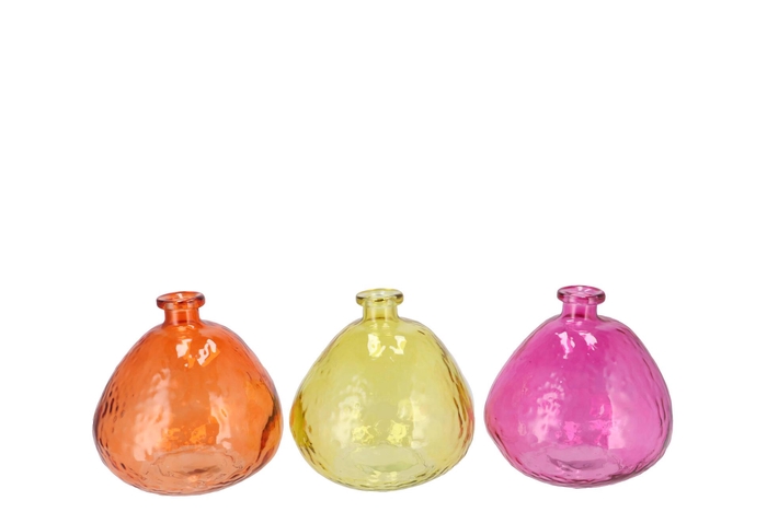 Grace Fuchsia Mix Vase Ass 18x18cm