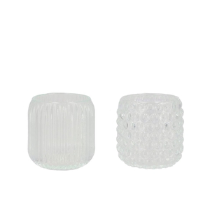 Roman Clear T-light Bubble Ass 9x9cm