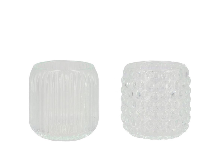 <h4>Roman Clear T-light Bubble Ass 9x9cm Nm</h4>