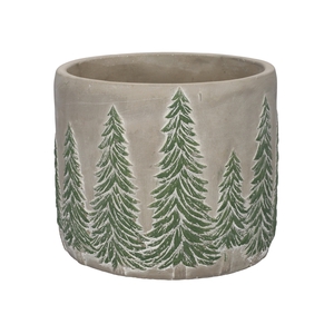 DF11-731200225 - Pot Xmas Tree d10.7xh10 grey