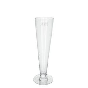 Glass lilyvase conical d11 40cm