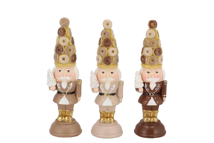 <h4>Candy Nutcracker Sand Soldier Decoration 10x9x31cm Nm</h4>