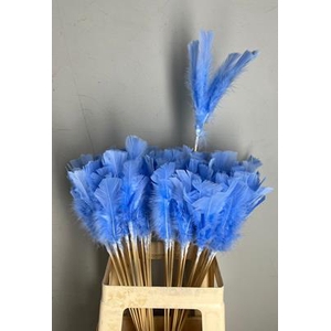 Stick Feather Lt.blue 14cm