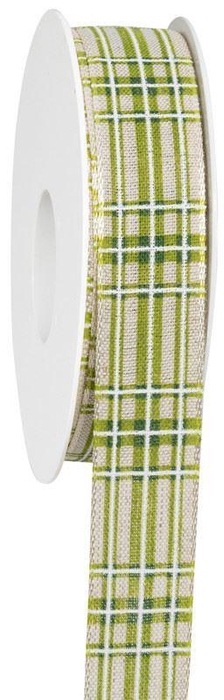 <h4>Lint Tartan draad 25mmx18mtr olijf</h4>